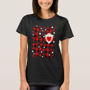 T-shirt Love Gnome Valentines Day Valentine Gnomes Heart