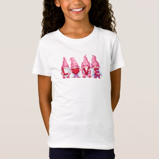 T-Shirt Love Gnomes Saint-Valentin (Devant)
