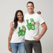 T-shirt Love Gnomes Shamrock Horseshoe (Unisexe)
