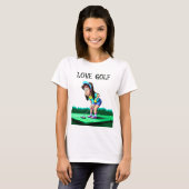 T-shirt Love Golf (Devant entier)