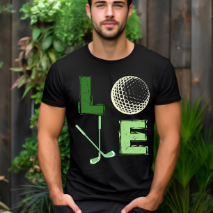 T-shirt Love golf