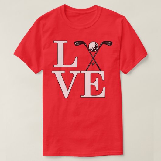 T-shirt Love Golf Classic 1 (Design devant)