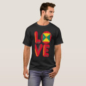 T-shirt LOVE Grenada (Devant entier)