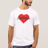 T-shirt Love Guatemala (Devant)