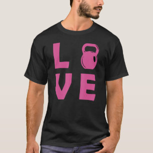 T-shirt Love Gym Poids Gym Hommes Salle De Fitness