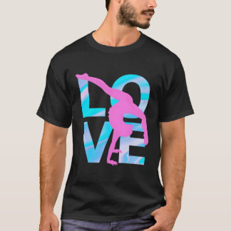 T-shirt Love Gymnastique Gymnaste Turns Flips