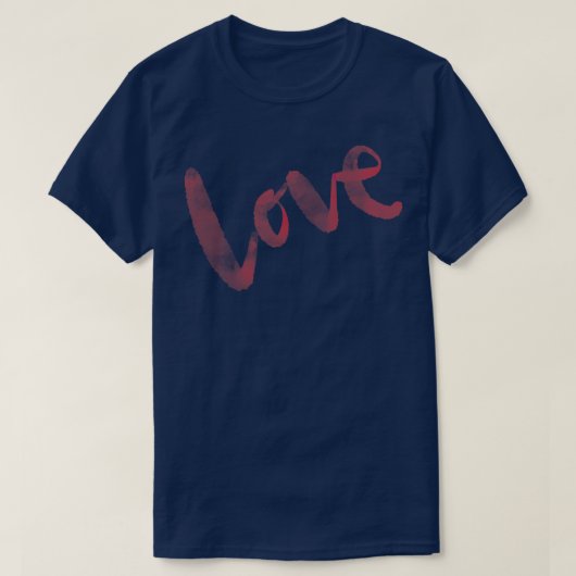 T-shirt Love ha detto écrit (Design devant)