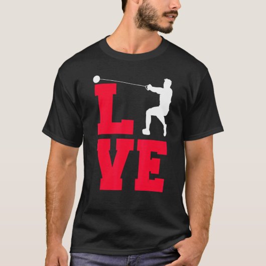T-shirt Love Hammer Throwing (Devant)