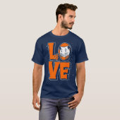 T-shirt Love Hamster (Devant entier)