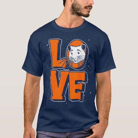 T-shirt Love Hamster (Devant)