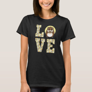 T-shirt Love Hamsters Hamster cage en verre
