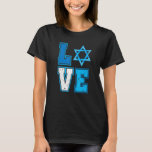 T-shirt Love Hanoukka Star Of David Happy Chanukkah Costum<br><div class="desc">Love Hanoukka Star Of David Happy Chanukkah Costume.</div>