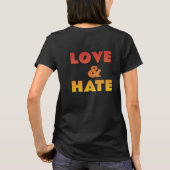 T-shirt Love & Hate (Dos)