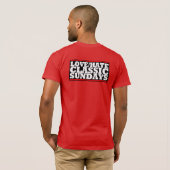 T-shirt Love/Hate Starting 5 (Dos entier)