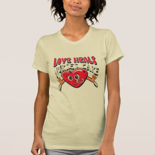 T-shirt Love Heals, infirmière de santé à domicile