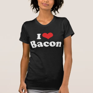 T-shirt Love Heart Bacon