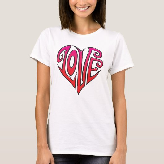 T-shirt Love Heart Logo (Devant)