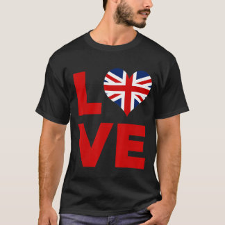 T-shirt Love Heart Royaume-Uni