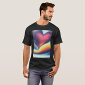 T-shirt Love Heart Valentine's Day Couple Romantic (Devant entier)