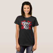 T-shirt Love Heart Valentine's Day Roses Lemur Boys Enfant (Devant entier)