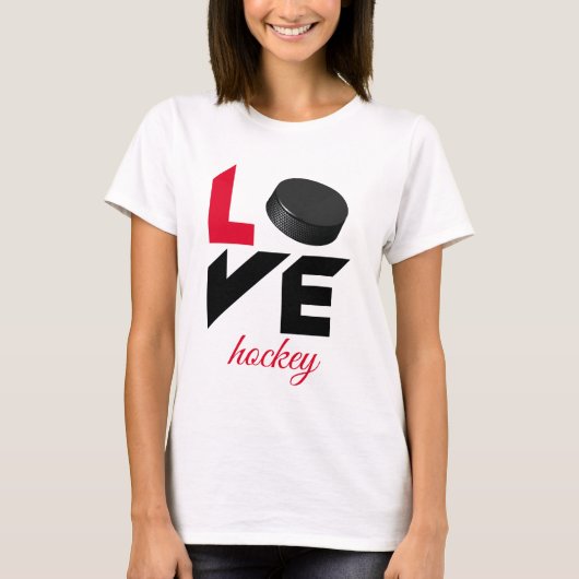 T-shirt Love hockey (Devant)