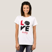 T-shirt Love hockey (Devant entier)