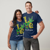 T-shirt LOVE I Love You Sign Language ASL St patrick (Unisexe)