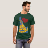 T-shirt Love Idaho Gadsen Snake (Devant entier)