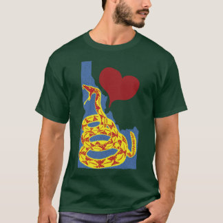 T-shirt Love Idaho Gadsen Snake