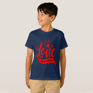 T-shirt Love in a Shirt, Valentine Hearts & Love, ZFJ