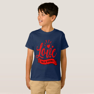 T-shirt Love in a Shirt, Valentine Hearts & Love, ZFJ