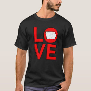 T-shirt Love Iowa