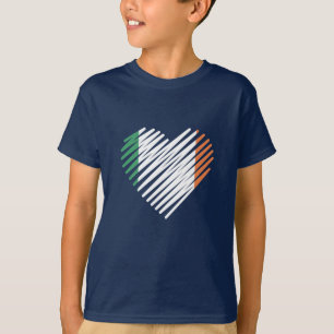 T-shirt Love Ireland Heart Irish Roots