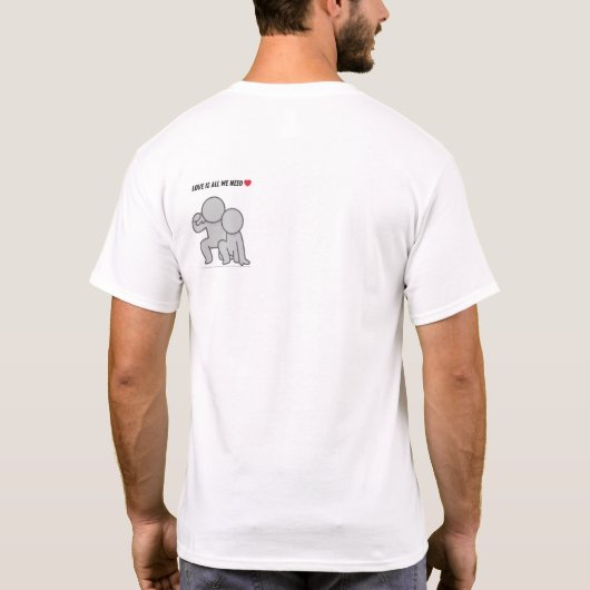 T-shirt Love is all we need (Dos)