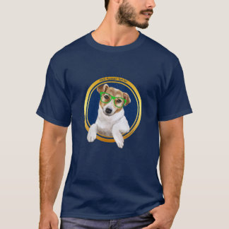 T-shirt Love Jack Russell Terrier ワンポイントオリジナルメンズ♡