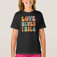 LOVE JAMAIS ÉCHOUER BULLE Cute Typo soft Pastels