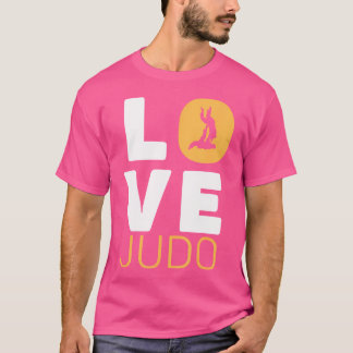 T-shirt Love Judo Japonais Martial Art Judo