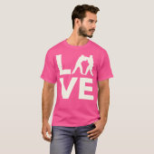 T-shirt Love Judo Silhouette (Devant entier)