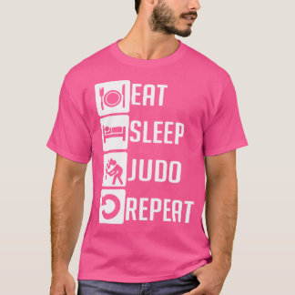T-shirt Love Judo Sports Judo Amateurs Pour Et Garçons
