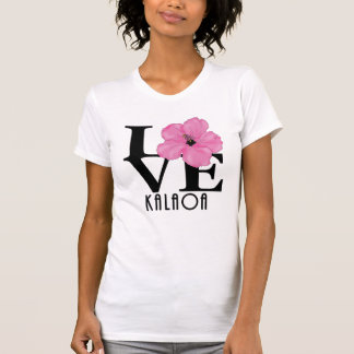 T-shirt LOVE Kalaoa Pink (première impression)