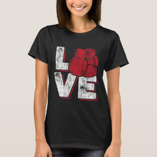 T-shirt Love - Kickboxer Kickboxing Fitness Workout Martia