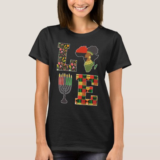 T-shirt Love Kwanzaa (Devant)
