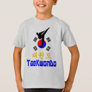 T-shirt ❤☯✔Love l'Art-Taekwondo martial coréen Crew