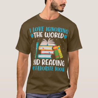 T-shirt Love Lecture Favori Livre Drôle Lecteur Livres Aim