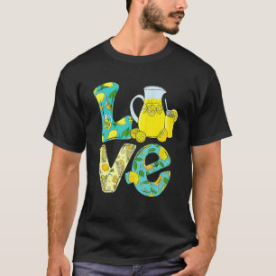 T-shirt Love Lemonade Crew Squad Kids Yellow Lemon Boss Ju