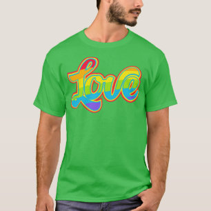 T-shirt Love LGBT Pride