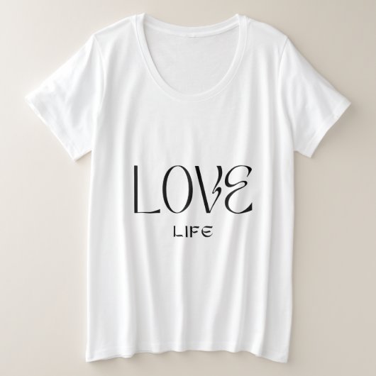T-Shirt - Love Life (Design devant)