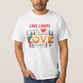 T-shirt Love Lights (Devant)