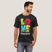 T-shirt Love Lunch Lady Appreciation Back To School (Devant entier)
