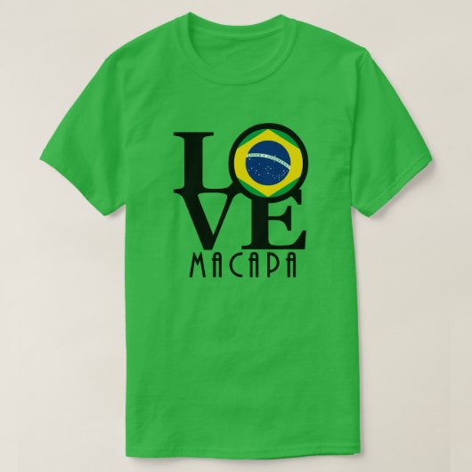 T-shirt LOVE Macapa (impression avant) (Design devant)